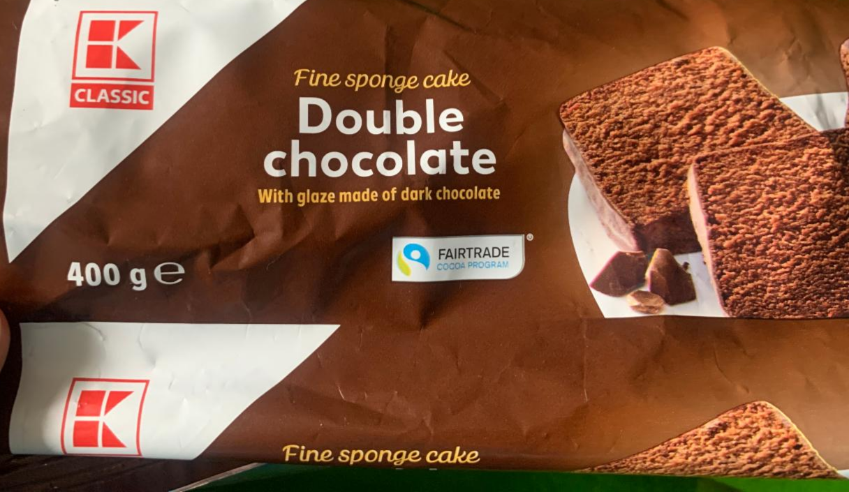 Fotografie - Fine sponge cake Double chocolate