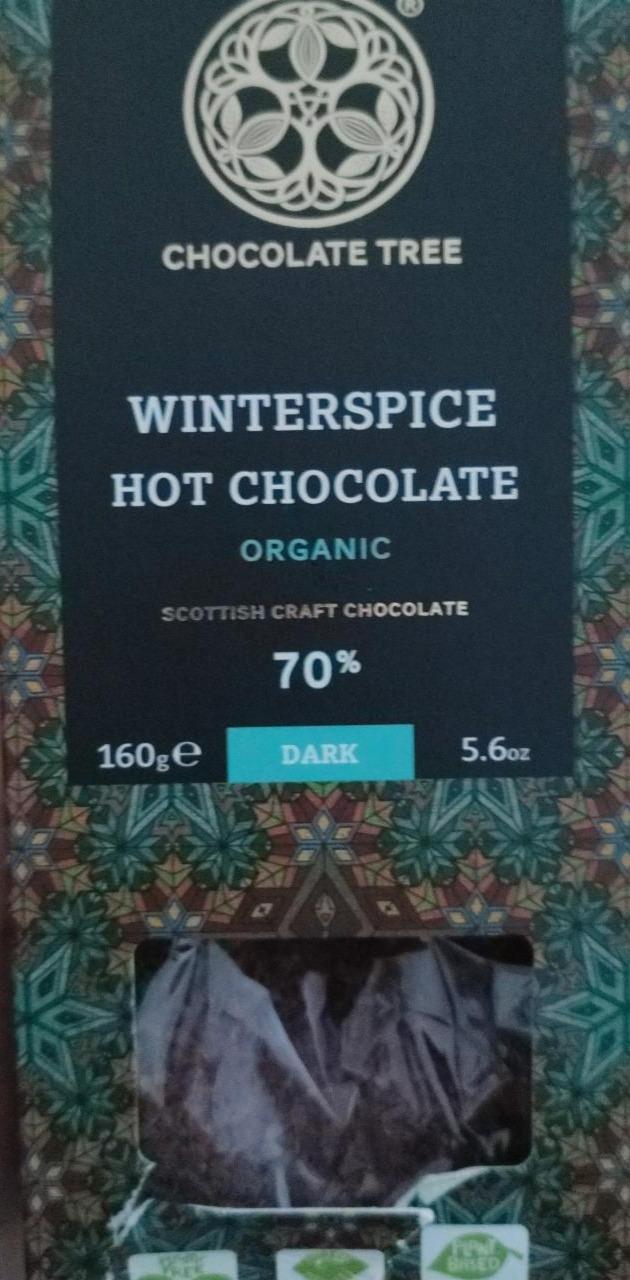 Fotografie - Winterspice hot chocolate organic 70% Chocolate Tree