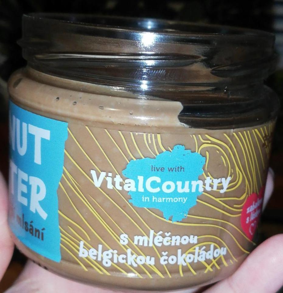 Fotografie - Peanut Butter s mléčnou belgickou čokoládou VitalCountry
