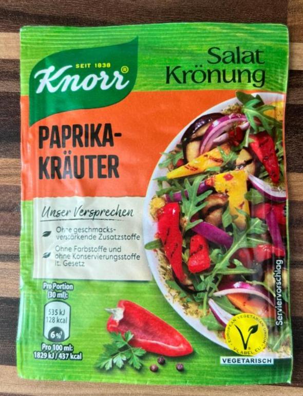 Fotografie - Salat Krönung Paprika-Kräuter Knorr