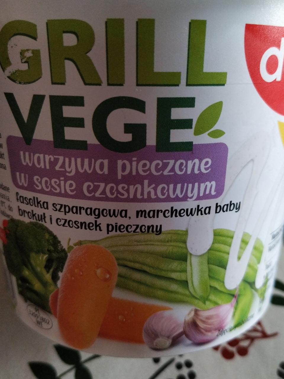 Fotografie - Grill Vege warzywa pieczone w sosie czosnkowym Dega