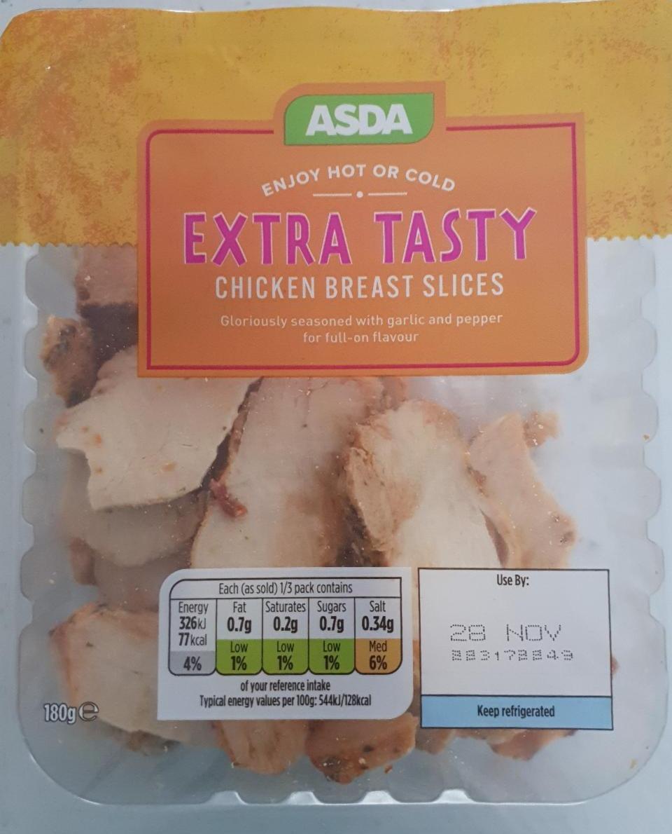 Fotografie - Extra Tasty Chicken breast slices Asda