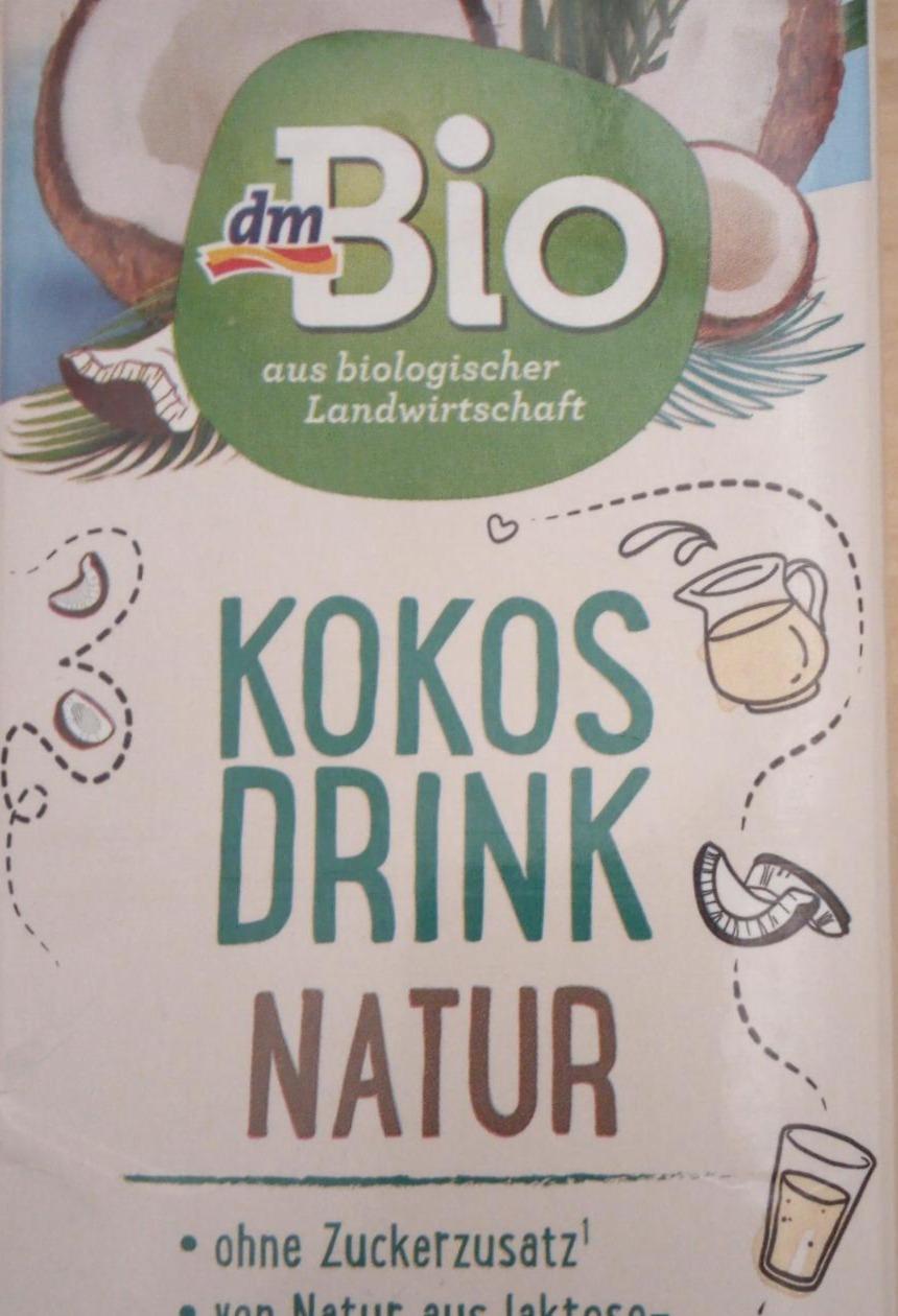 Fotografie - Bio kokos drink natur 1l DmBio