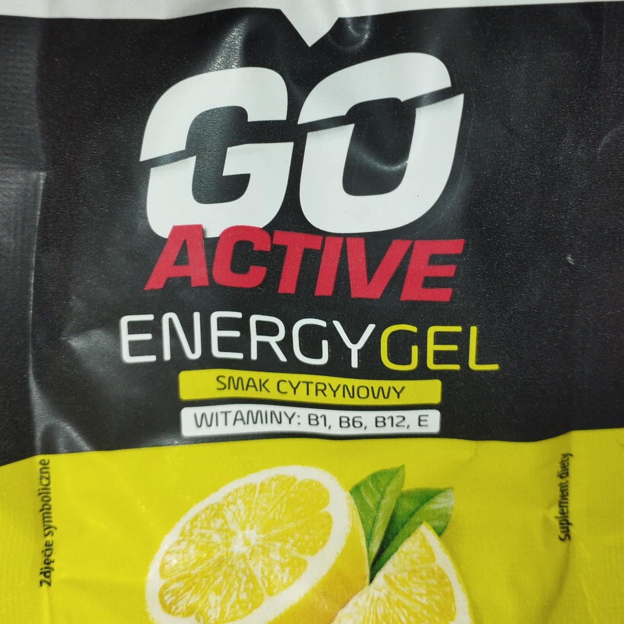Fotografie - Energy Gel smak cytrynowy Go Active