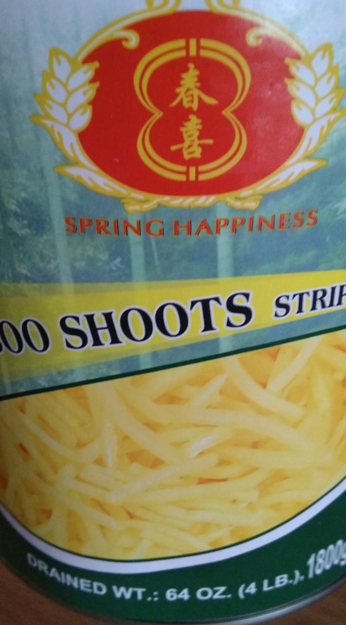Fotografie - Bamboo Shoot Strips Spring Happiness