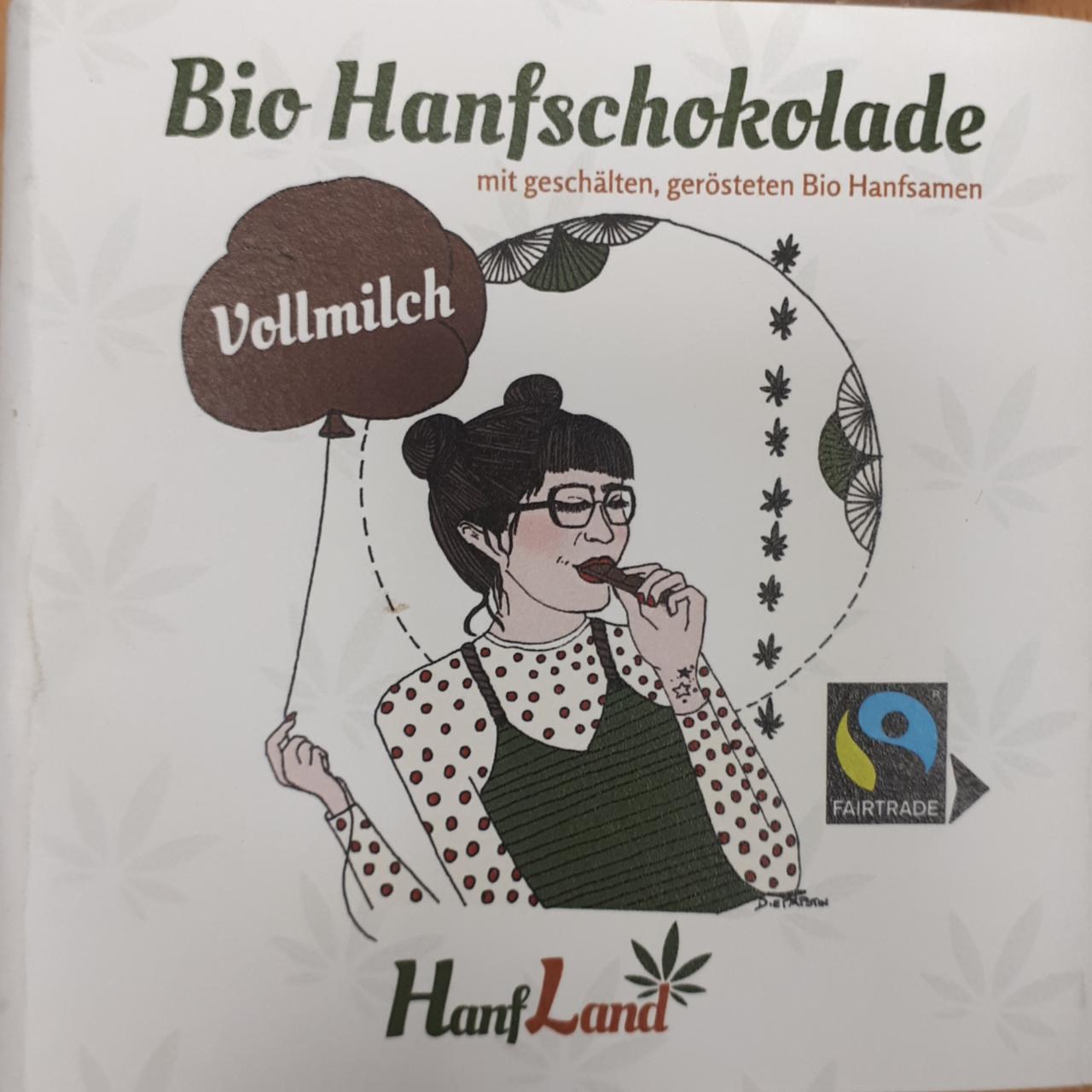 Fotografie - Bio Hanfschokolade Vollmilch HanfLand