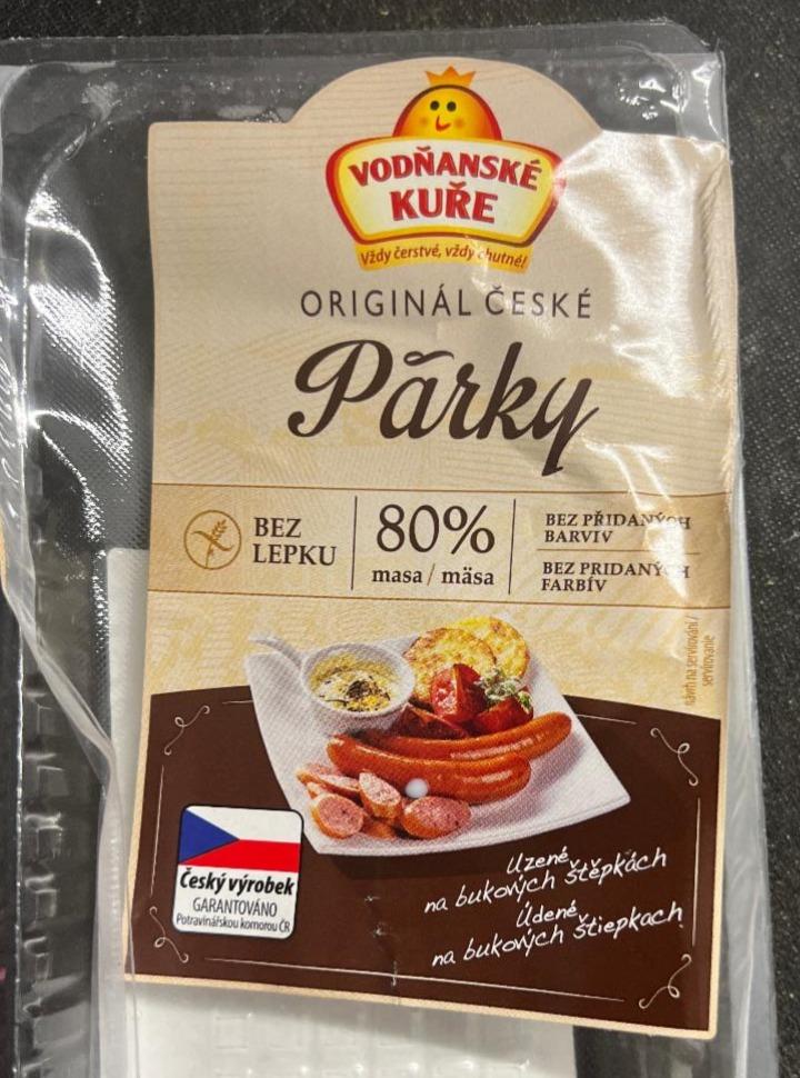 Fotografie - Originál české párky Vodňanské kuře