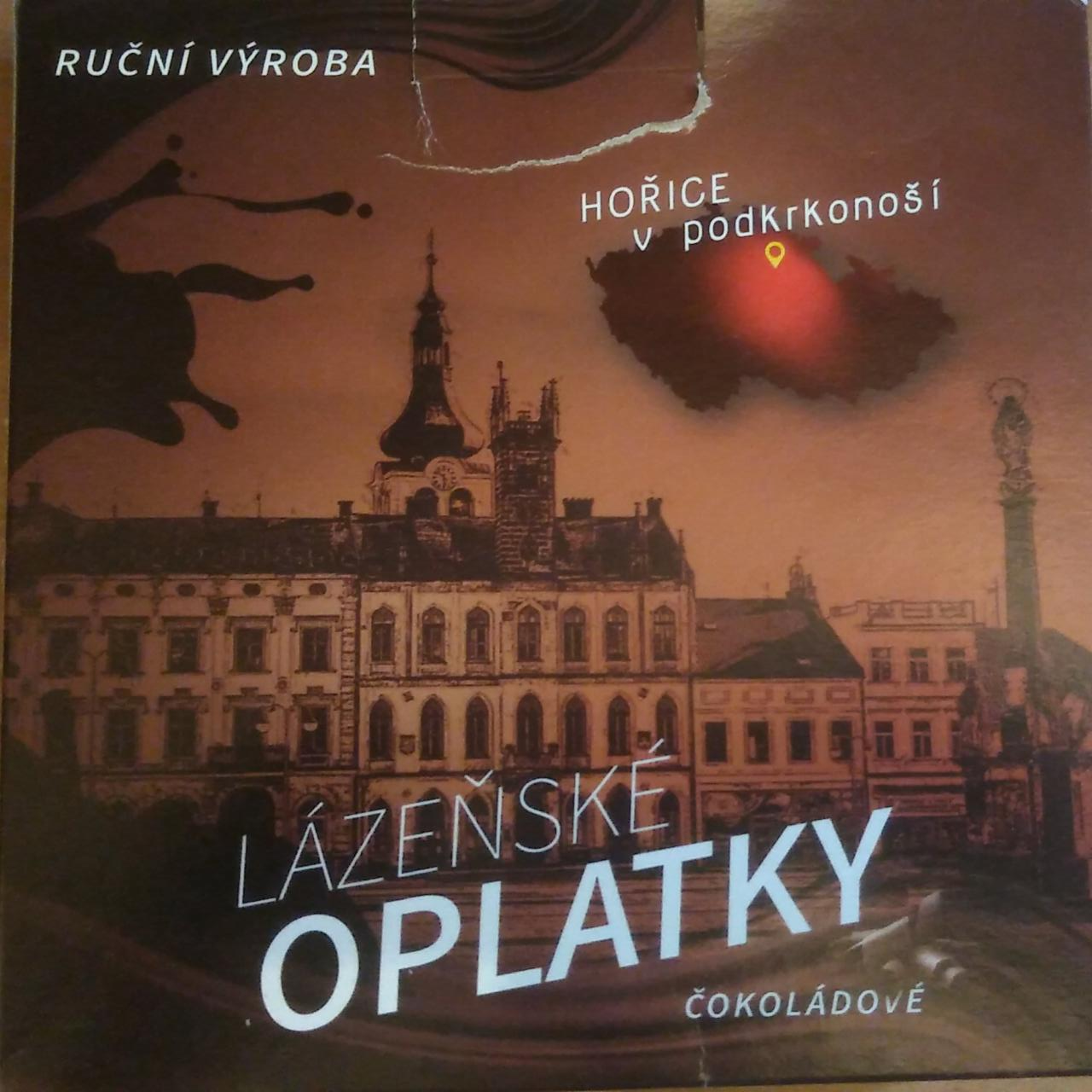 Fotografie - Lázeňské oplatky čokoládové Hořice v podkrkonoší