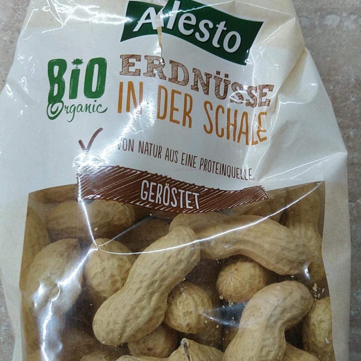 Fotografie - Bio Erdnüsse in der Schale geröstet Alesto