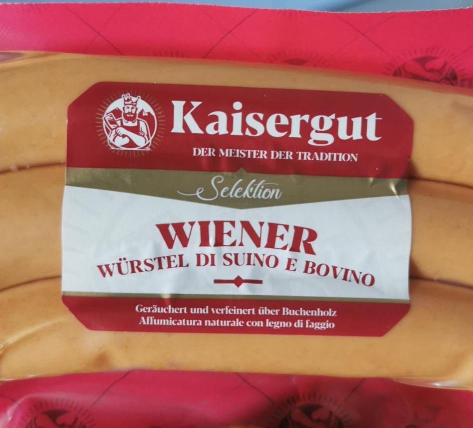Fotografie - Wiener würstel di suino e bovino Kisergut