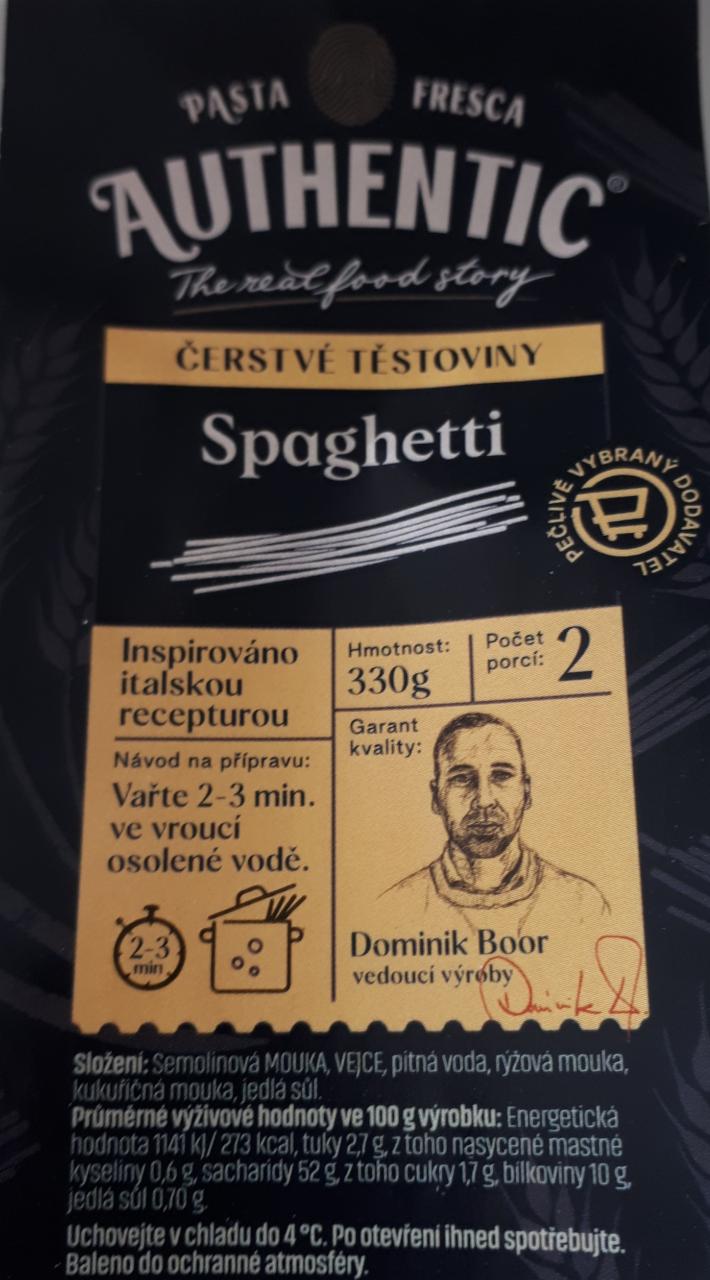 Fotografie - Čerstvé těstoviny Spaghetti Authentic by Košík.cz