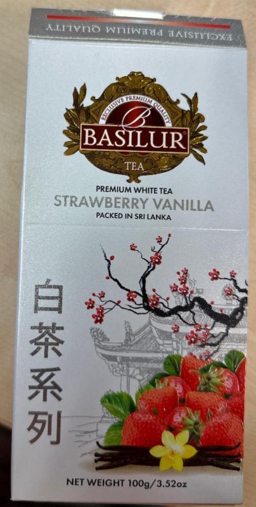Fotografie - Premium white tea Strawberry Vanilla Basilur Tea