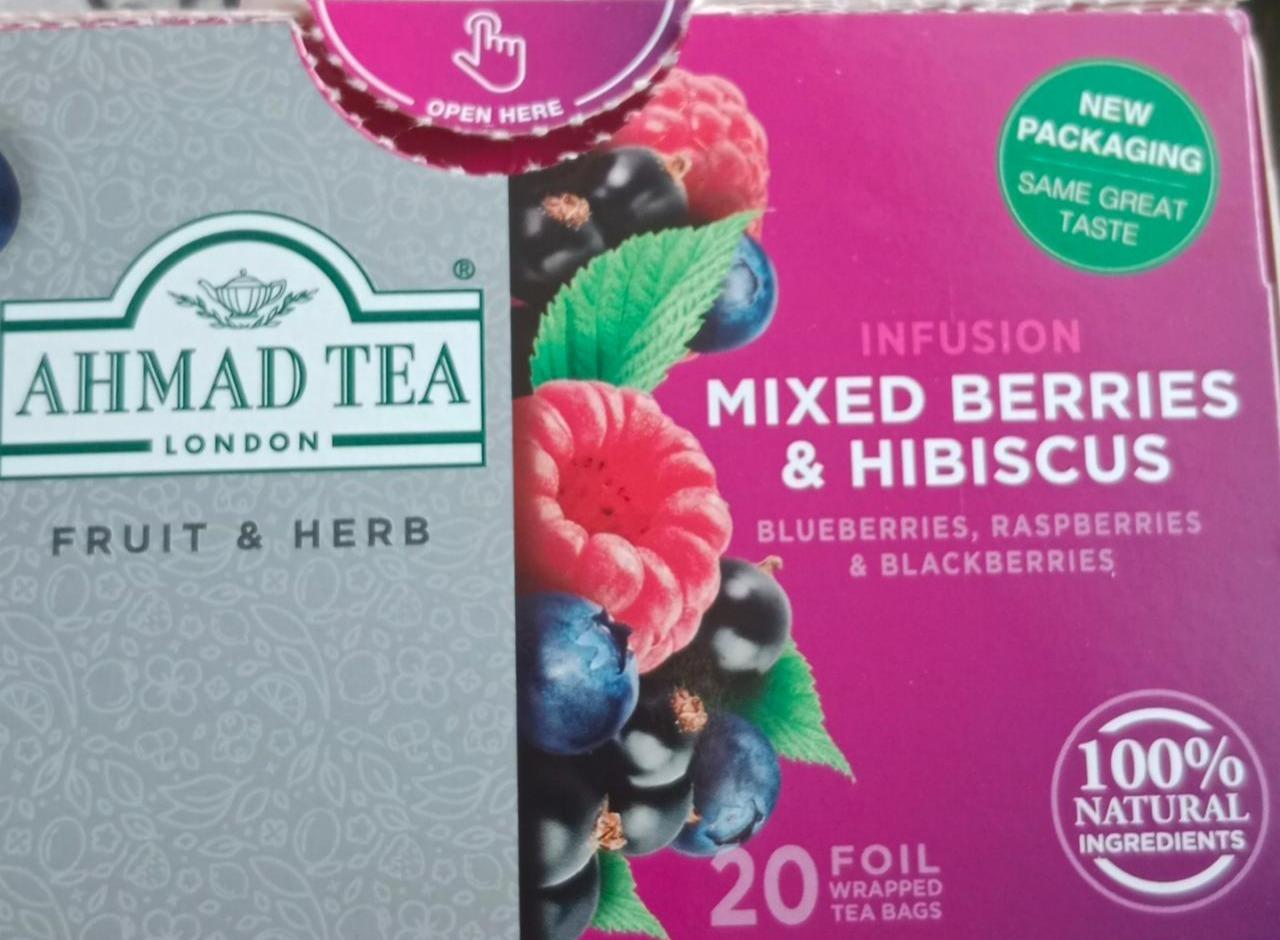 Fotografie - Mixed berries&hibiscus Ahmad Tea London