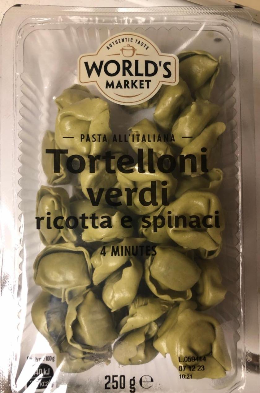Fotografie - Tortelloni verdi ricotta e spinaci World's market