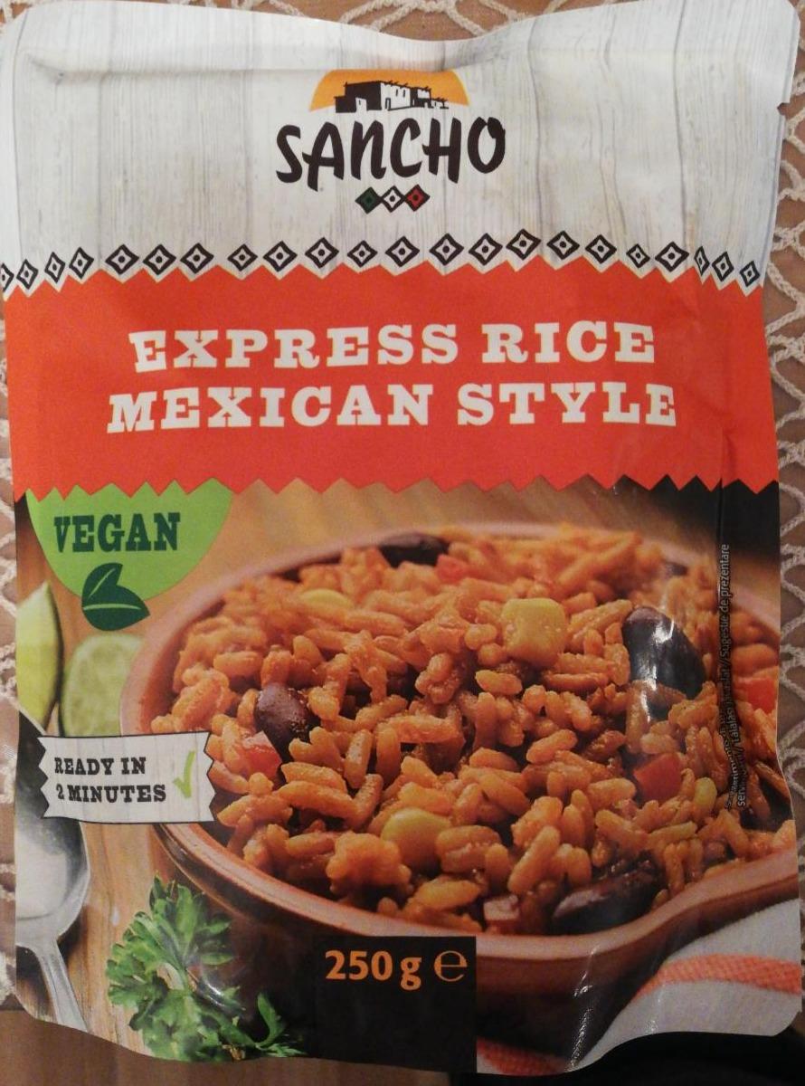 Fotografie - Express Rice Mexican style vegan Sancho