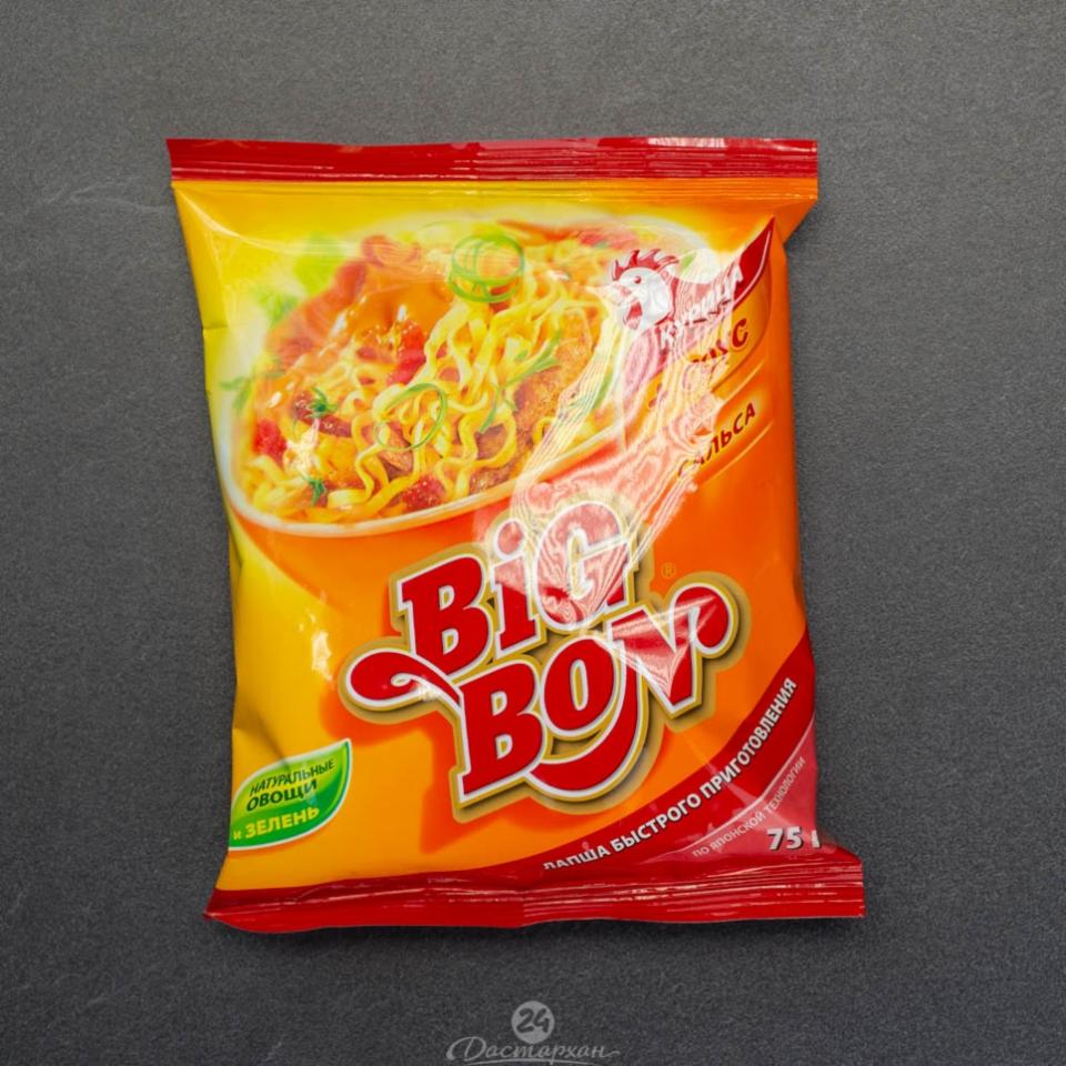 Fotografie - Instant Noodles Chicken with salsa sauce Big Bon