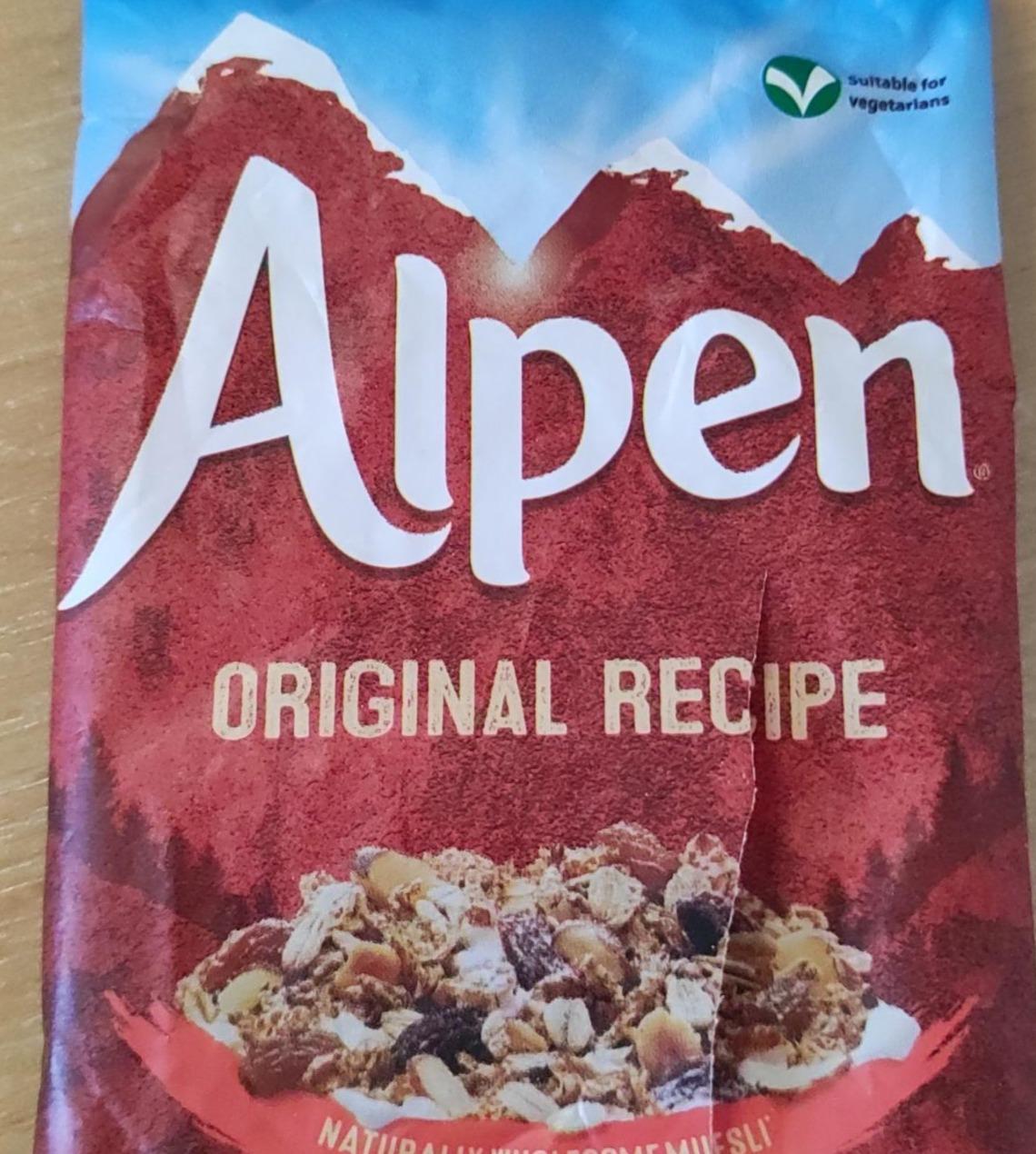 Fotografie - Original recipe Alpen