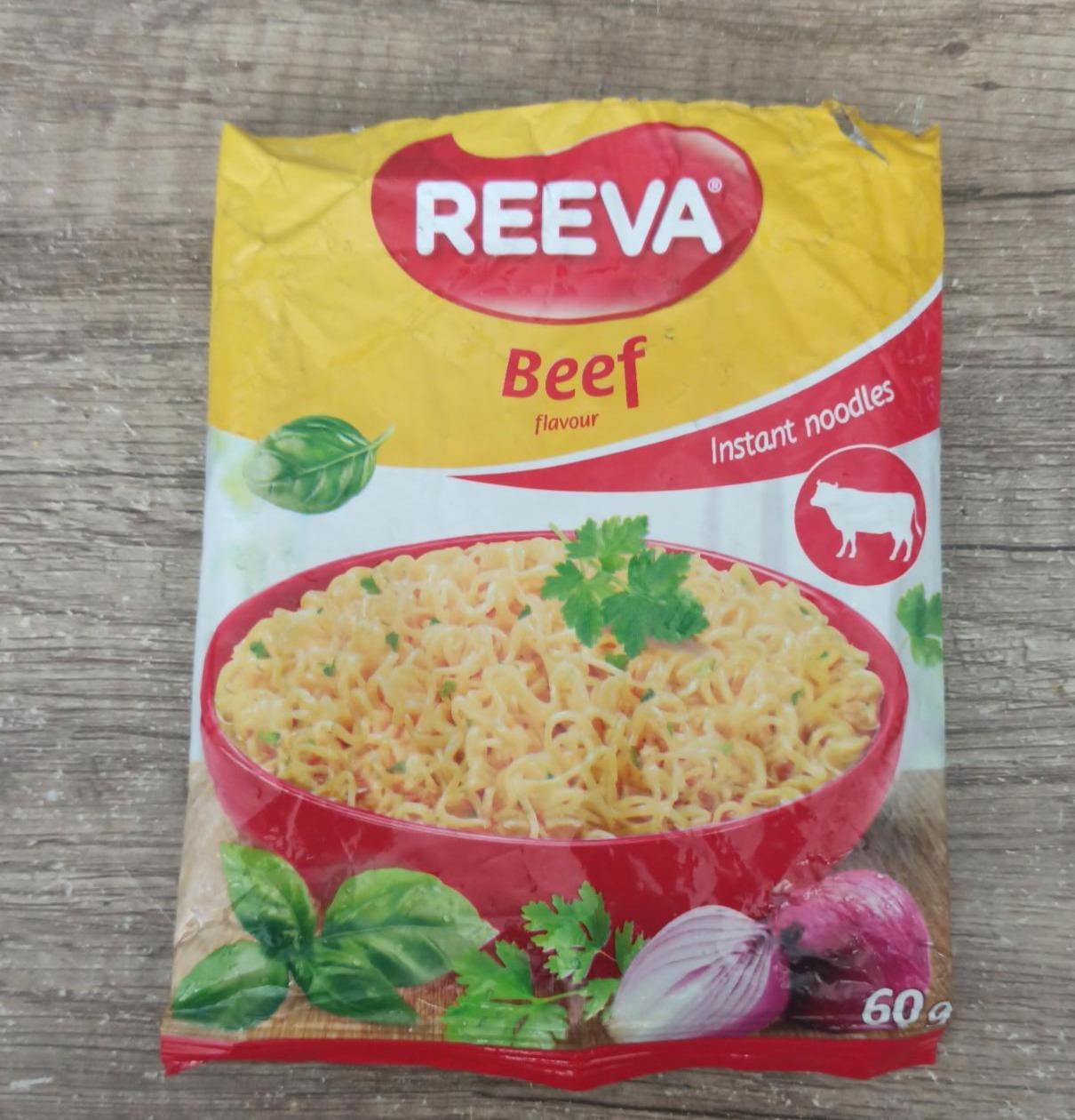 Fotografie - Instant noodles Beef flavour Reeva