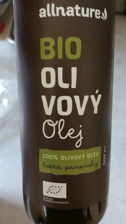 Fotografie - BIO extra panenský Olivový olej Allnature