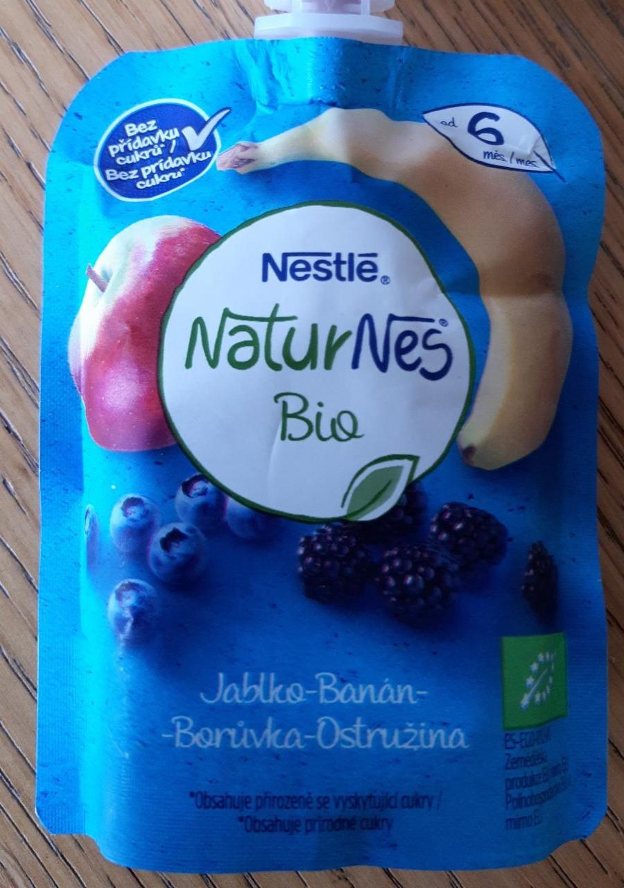 Fotografie - NaturNes Bio Jablko-Banán-Borůvka-Ostružina Nestlé