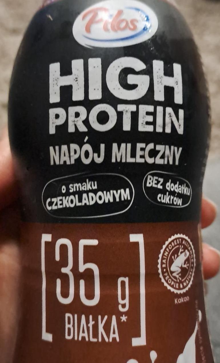 Fotografie - High protein napój mleczny o smaku czekoladowym Pilos