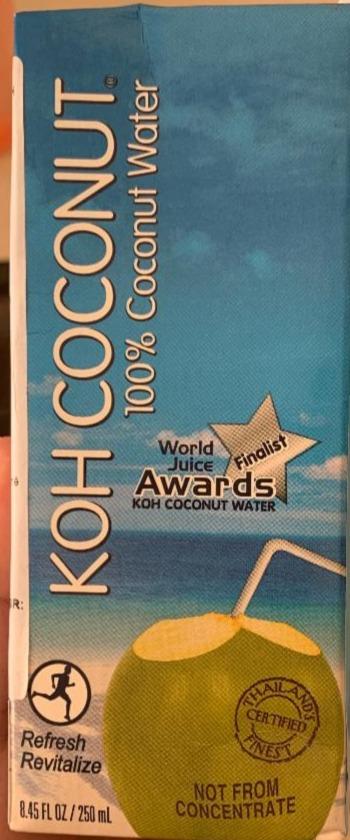 Fotografie - 100% Coconut Water Koh coconut