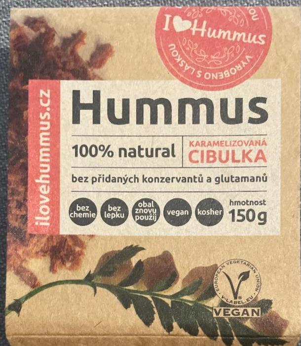 Fotografie - I love Hummus s karamelizovanou cibulkou, 100% natural