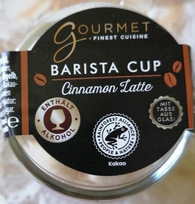 Fotografie - Barista Cup Cinnamon latte Gourmet finest cuisine