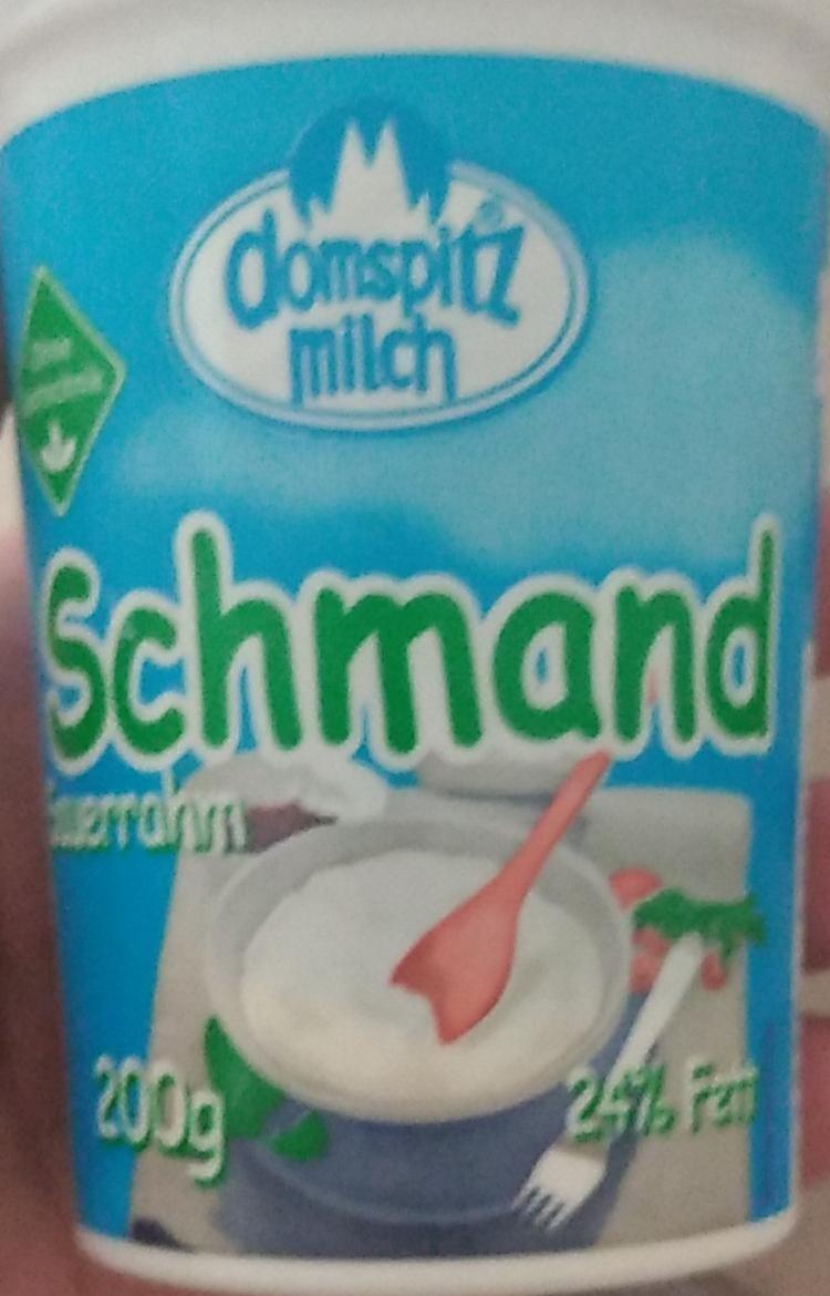 Fotografie - Schmand sauerrahm 24% tuku domspitz Milch