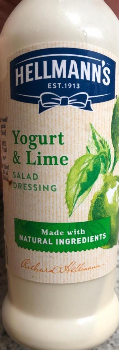 Fotografie - Hellmann's Yogurt & Lime salad dressing