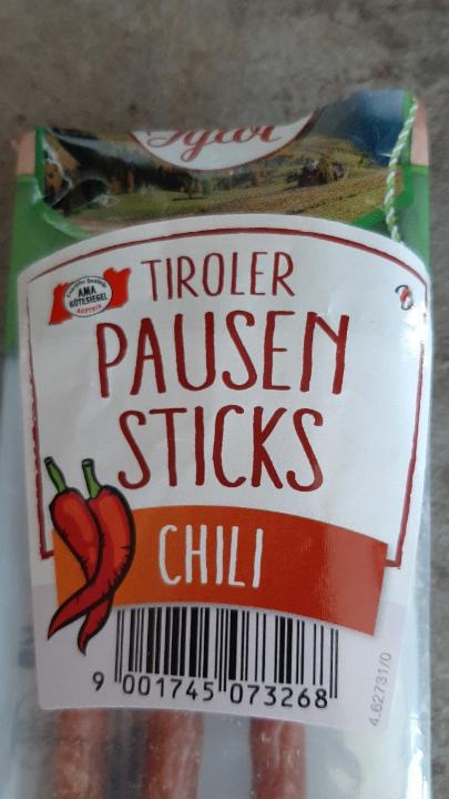 Fotografie - Tiroler Pausen Sticks Chili - Handl AMA