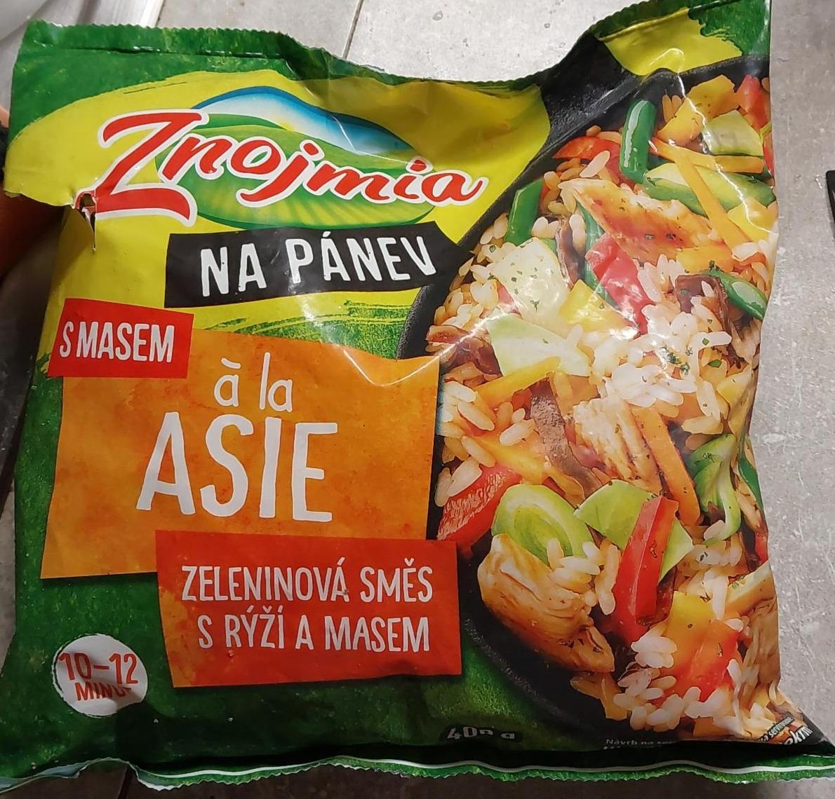 Fotografie - Na pánev à la Asie Zeleninová směs s rýží a masem Znojmia