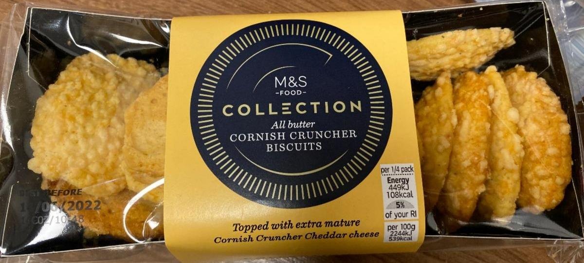 Fotografie - All Butter Cornish Cruncher Biscuits M&S Food