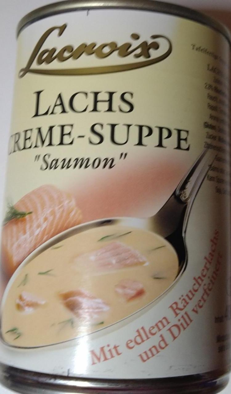 Fotografie - Lachs Creme-Suppe Saumon Lacroix