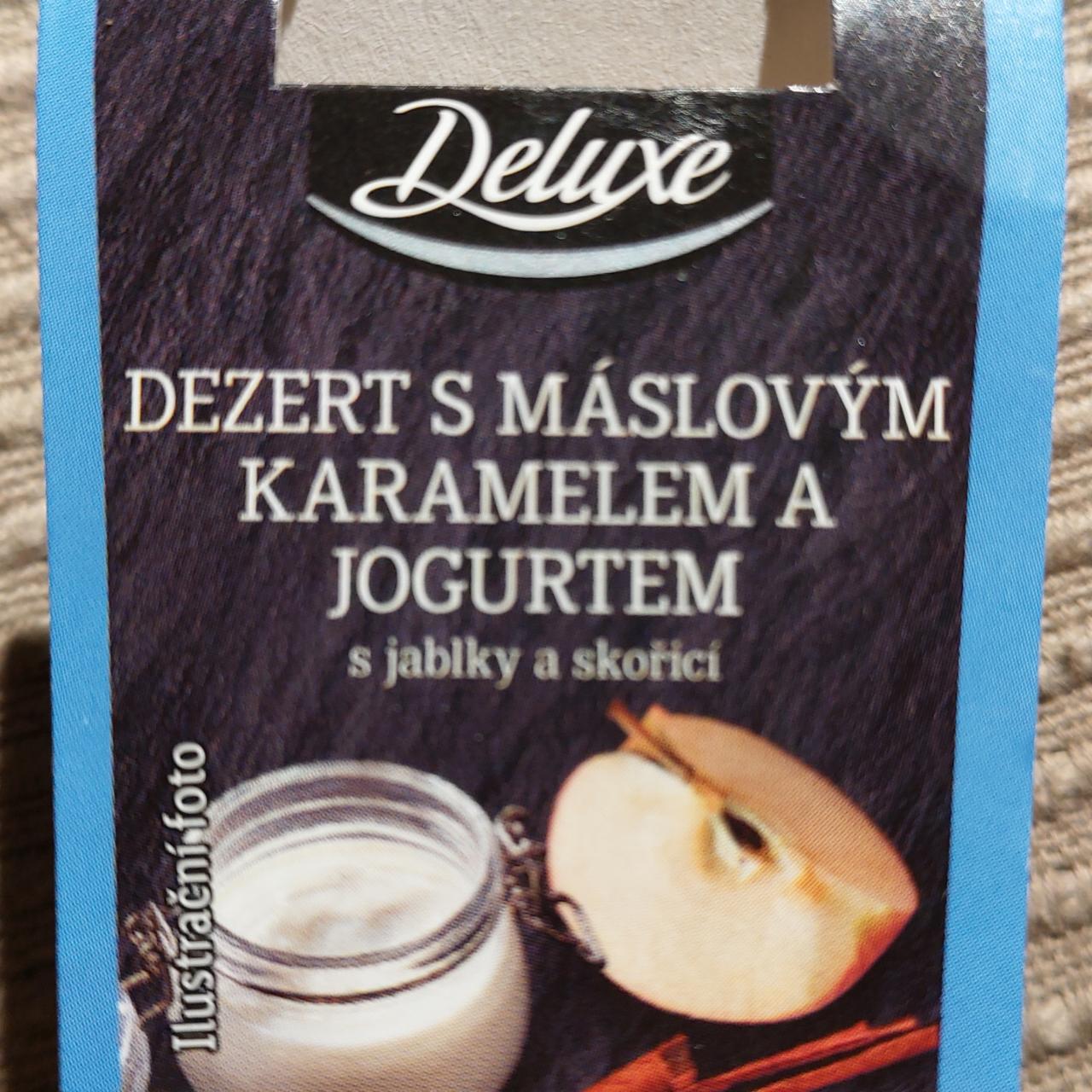 Fotografie - Dezert s máslovým karamelem a jogurtem s jablky a skořicí Deluxe