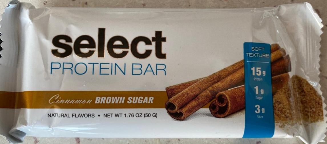 Fotografie - Select Protein Bar Cinnamon Brown Sugar