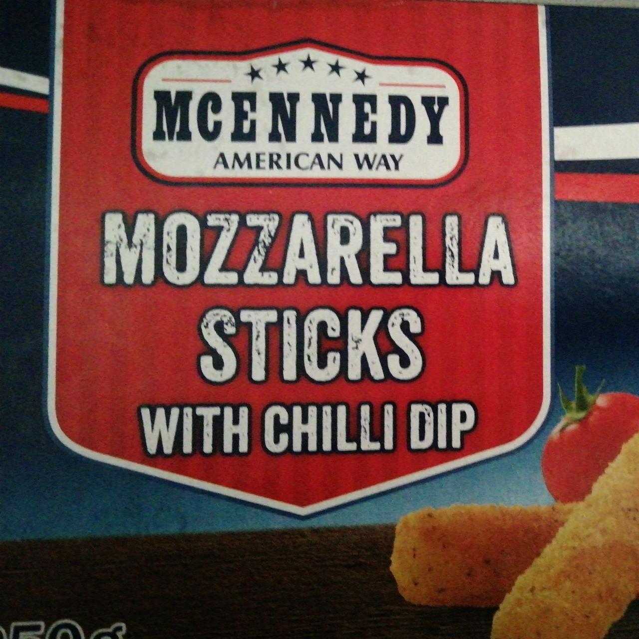 Fotografie - Mozarella Sticks with Chilli dip McEnnedy American Way