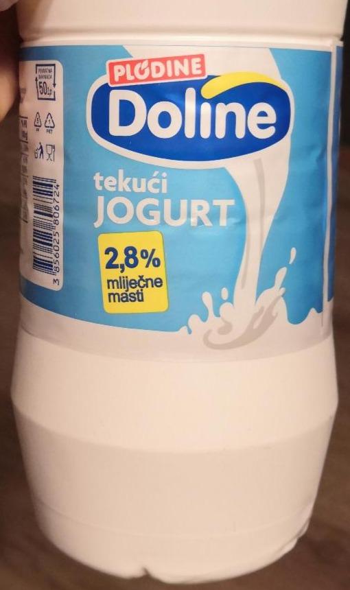 Fotografie - Tekući jogurt 2,8% Plodine Doline