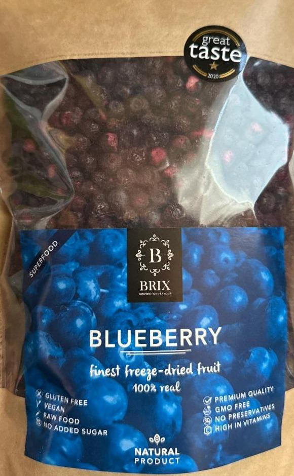 Fotografie - Blueberry Finest freeze-dried fruit Brix