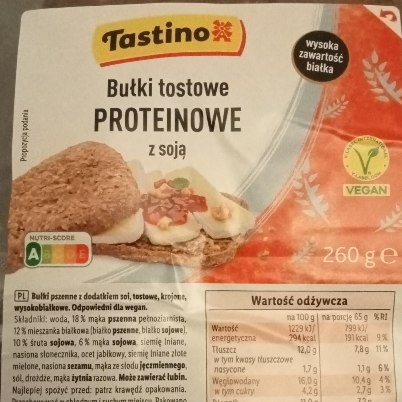 Fotografie - Bułki tostowe proteinowe z soją Tastino