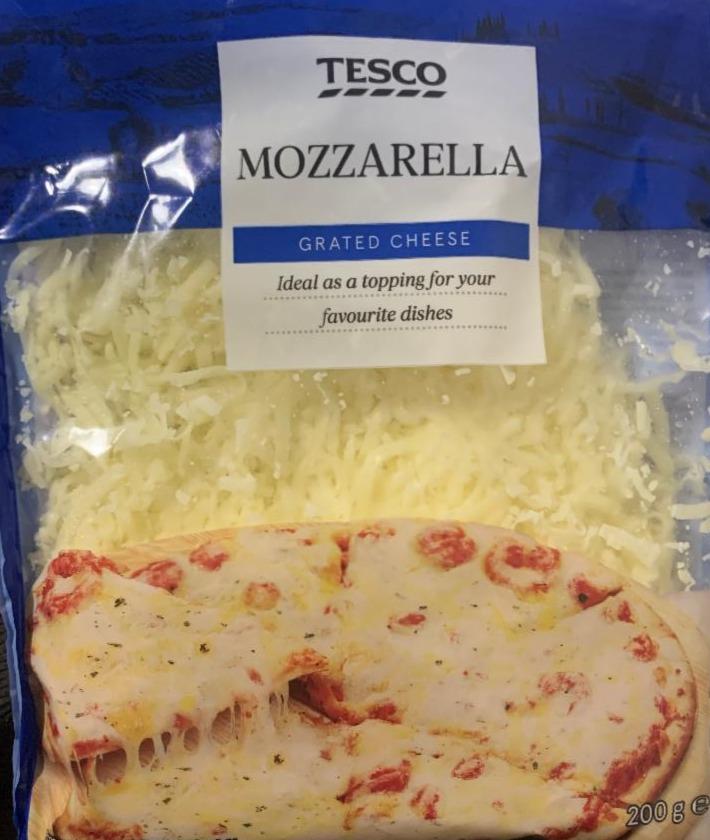 Fotografie - Mozzarella grated cheese Tesco