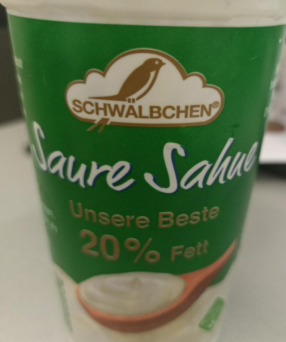 Fotografie - Saure Sahne 20% Fett Schwälbchen
