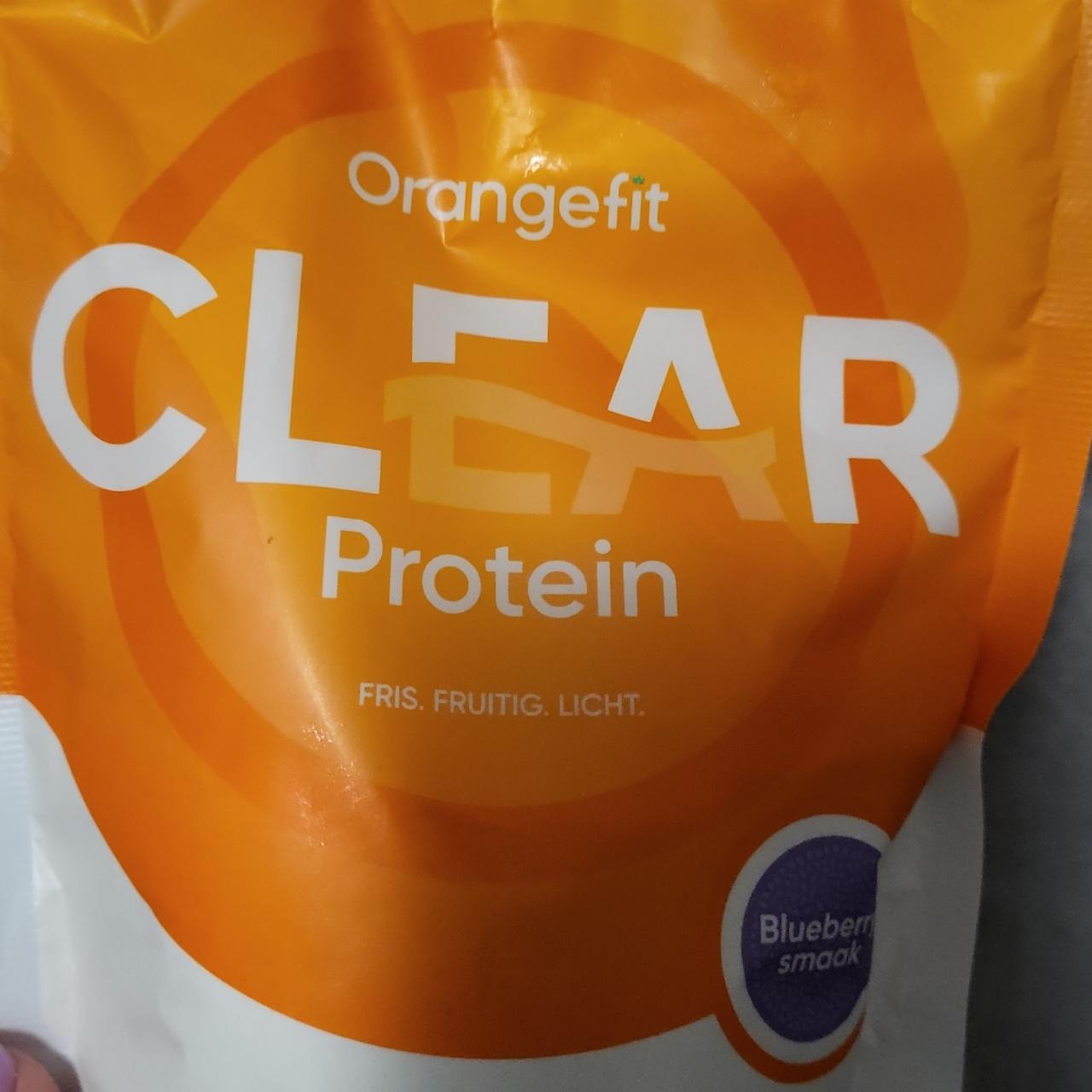 Fotografie - Clear Protein Blueberry Orangefit