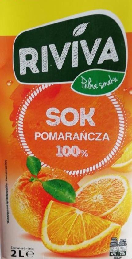 Fotografie - Sok pomarańcza 100 % Riviva