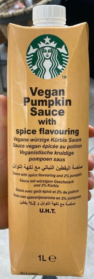 Fotografie - Vegan Pumpkin Sauce with spice flavors Starbucks