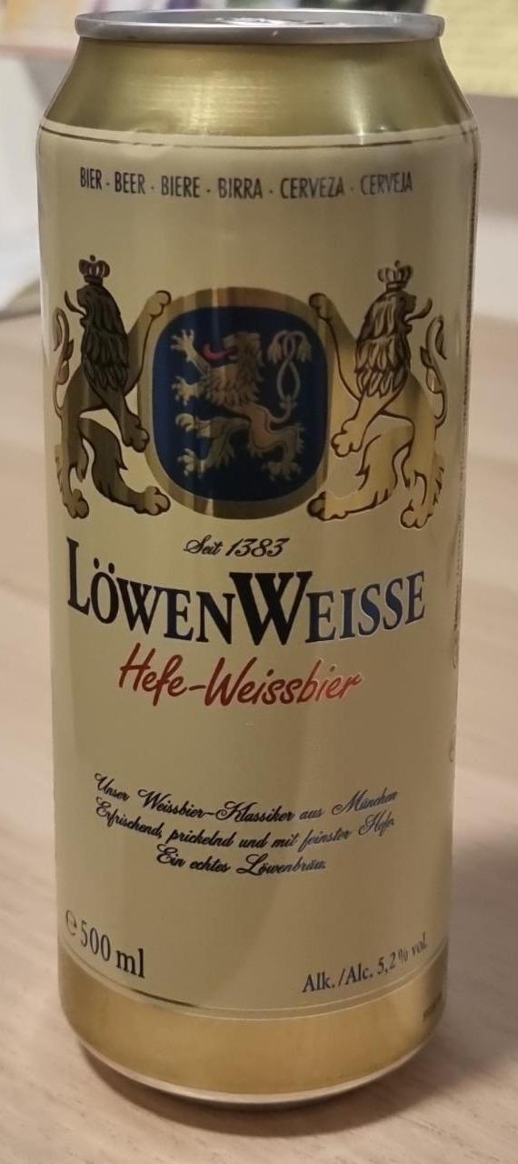 Fotografie - LöwenWeisse Hefe-Weissbier