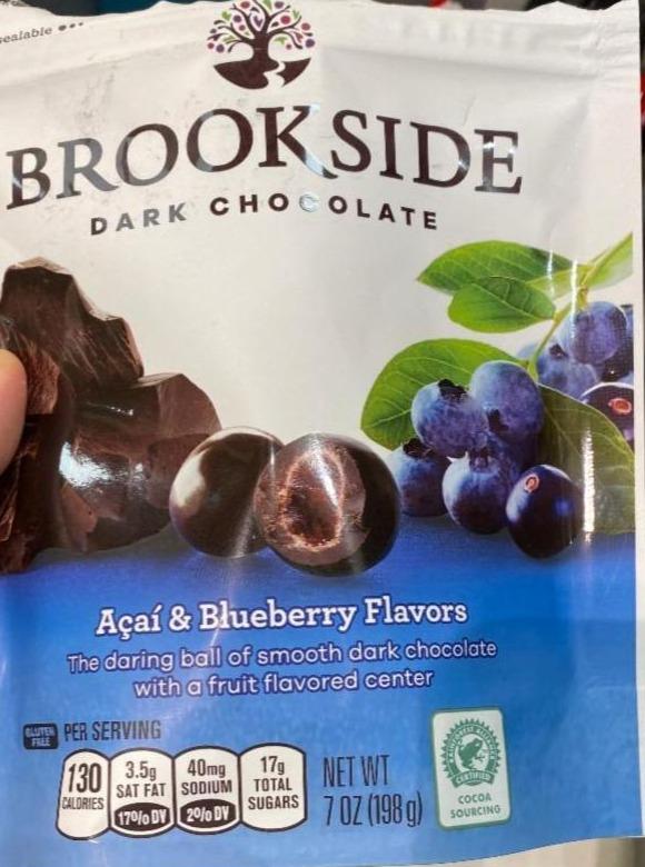 Fotografie - Dark chocolate Açai & Blueberry Brookside
