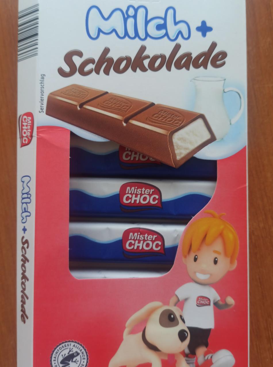 Fotografie - milch Schokolade MisterChoc
