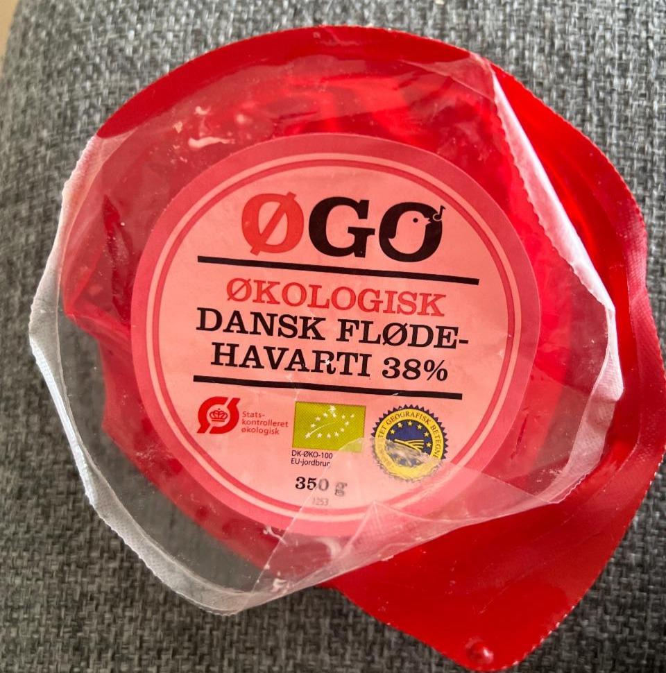 Fotografie - Økologisk Dansk Fløde Havarti 38% ØGO