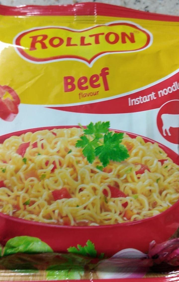 Fotografie - Instant Noodles Beef flavour Rollton